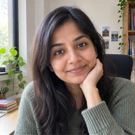 Ananya, a career creator, in her home workspace